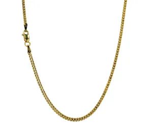 14K Yellow Gold Franco Chain 1.5mm x 18inch - 226254