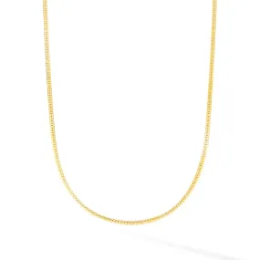 1.5mm Herringbone Chain Necklace