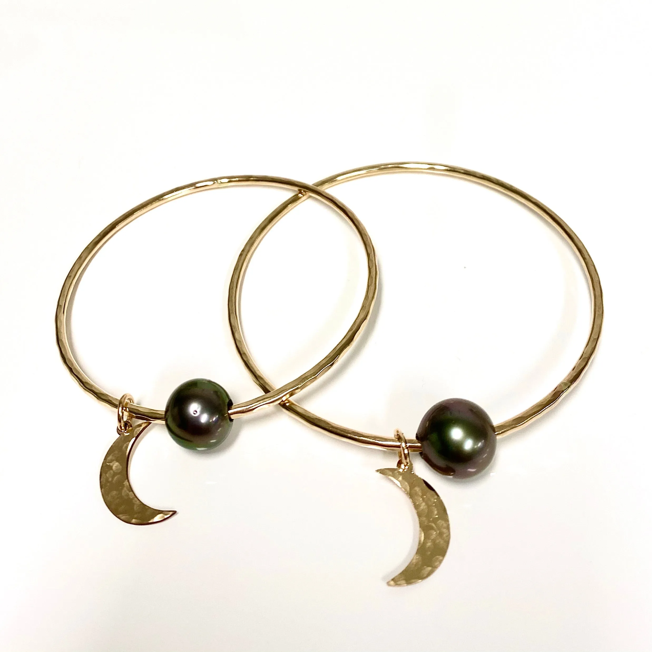 Bangle MAHINA - Tahitian pearl (B455)