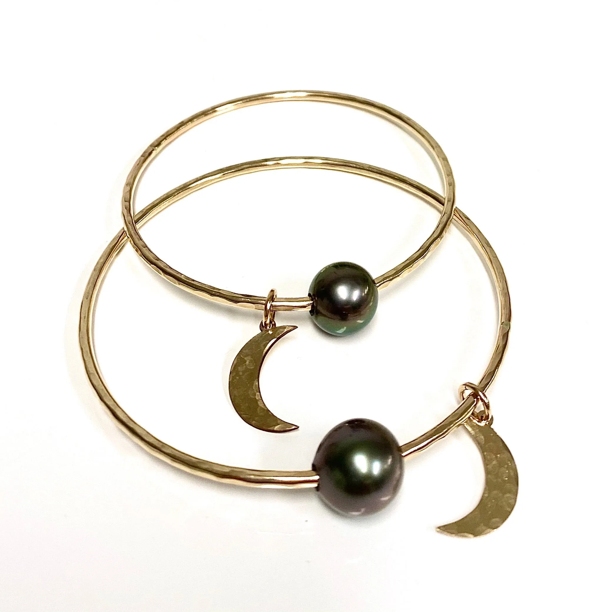 Bangle MAHINA - Tahitian pearl (B455)