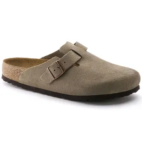 Birkenstock Boston Soft Foodbed Slip-On Clog - Suede Leather