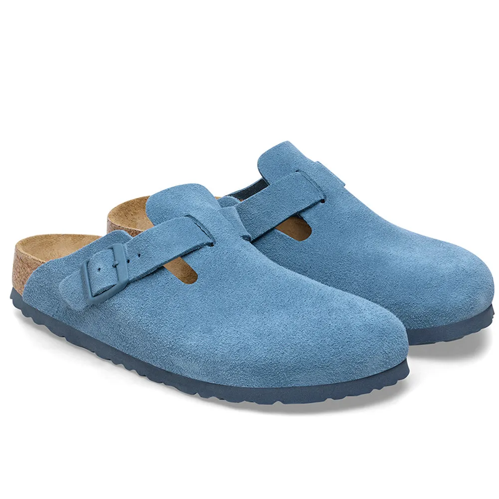 Birkenstock Boston Suede Elemental Blue