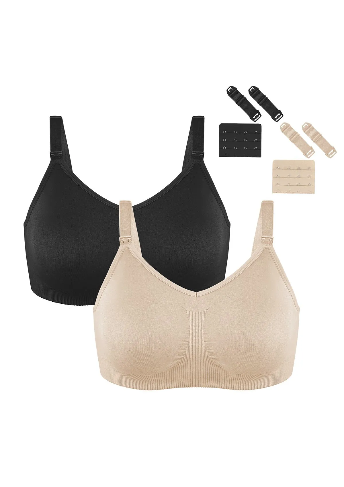 ComfyCare Seamless Full Coverage Wireless Padded Nursing Maternity Bra