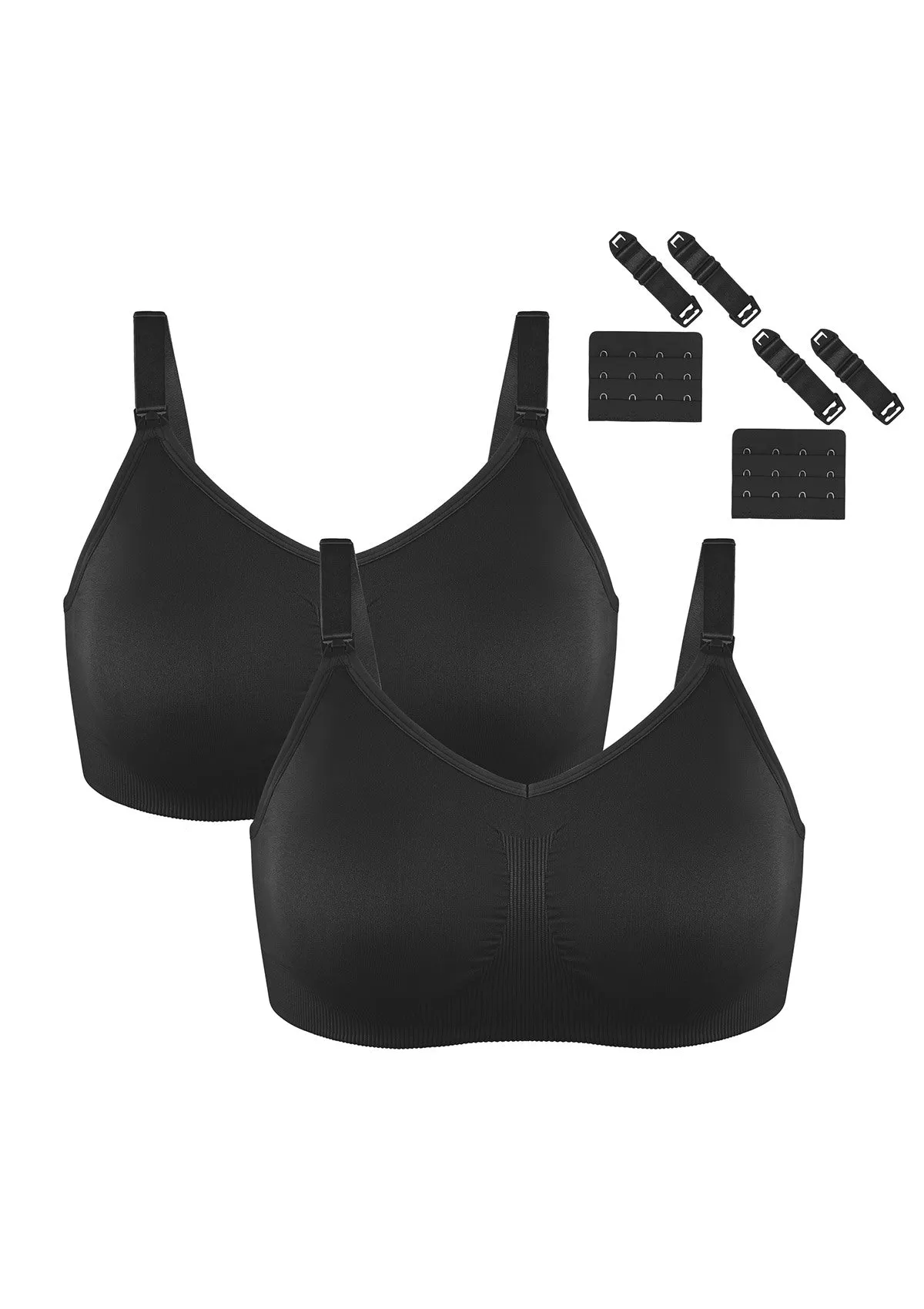 ComfyCare Seamless Full Coverage Wireless Padded Nursing Maternity Bra