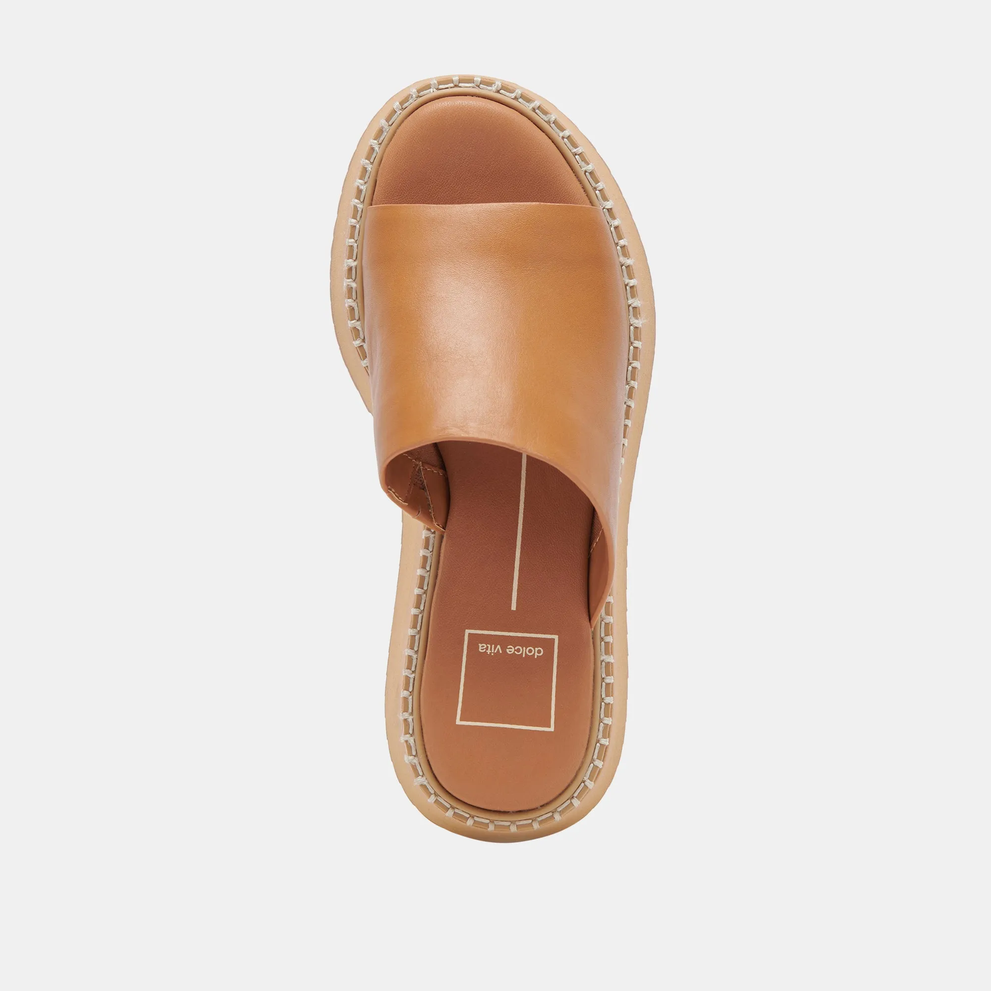 DARCEL SANDALS TAN LEATHER