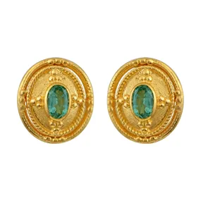 Empress Irene Byzantine Gold Earrings