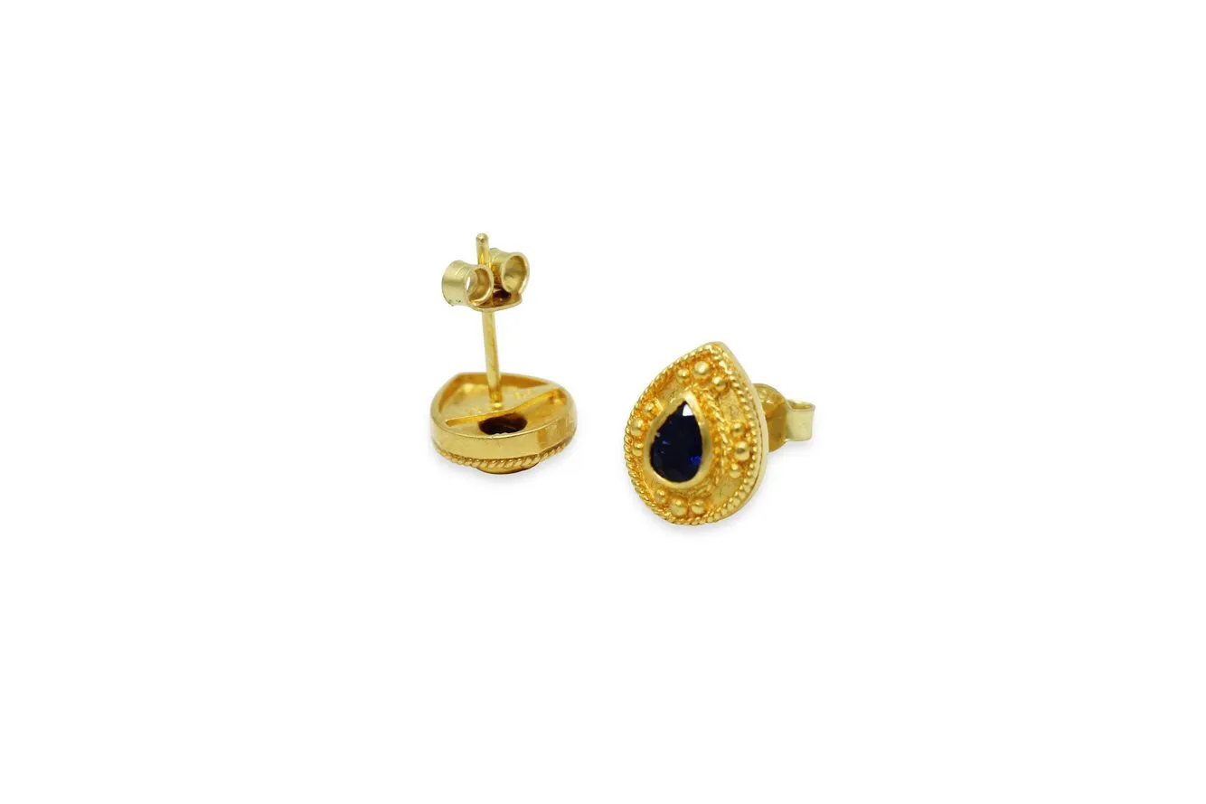 Empress Pulcheria Byzantine Gold Earrings