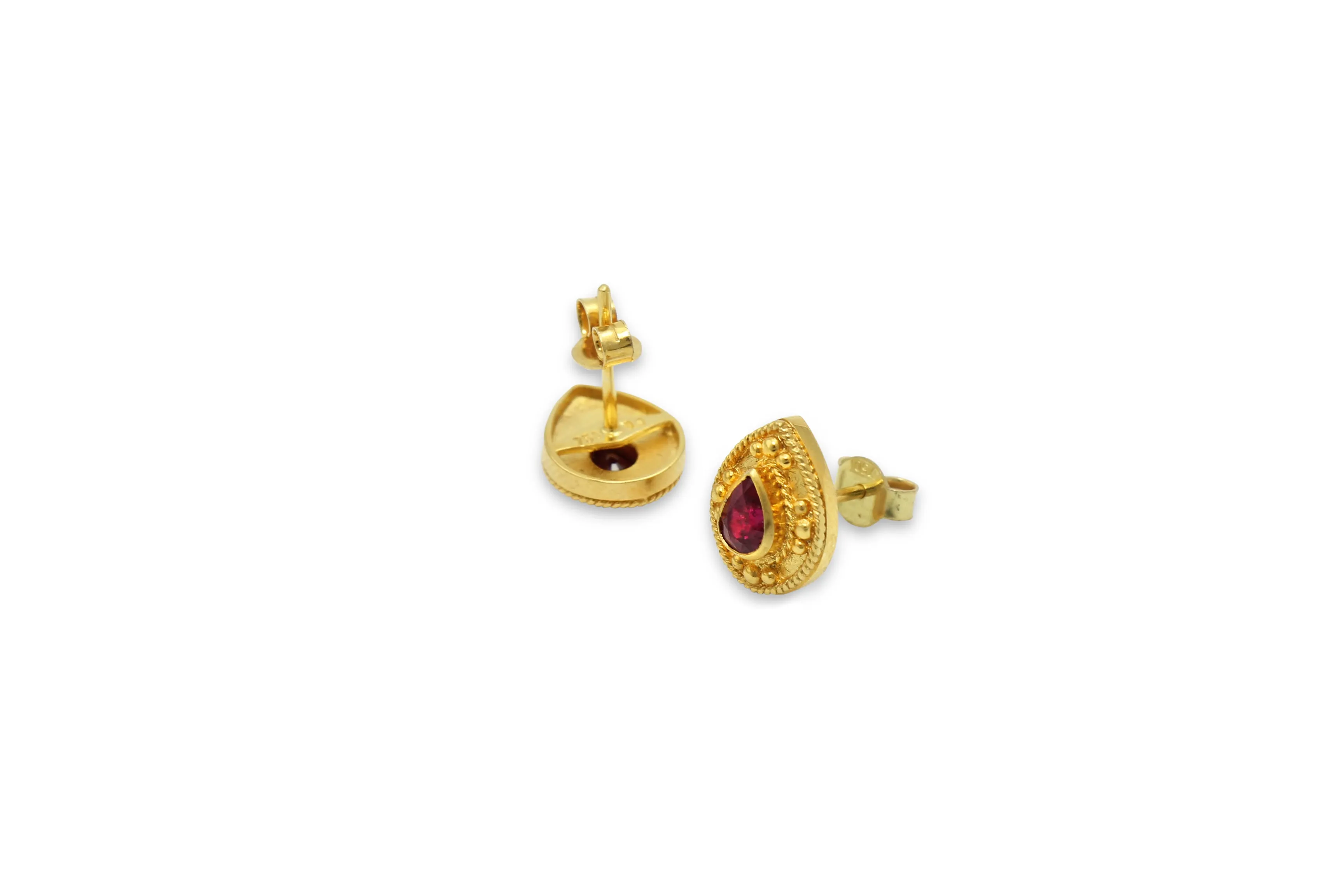 Empress Pulcheria Byzantine Gold Earrings