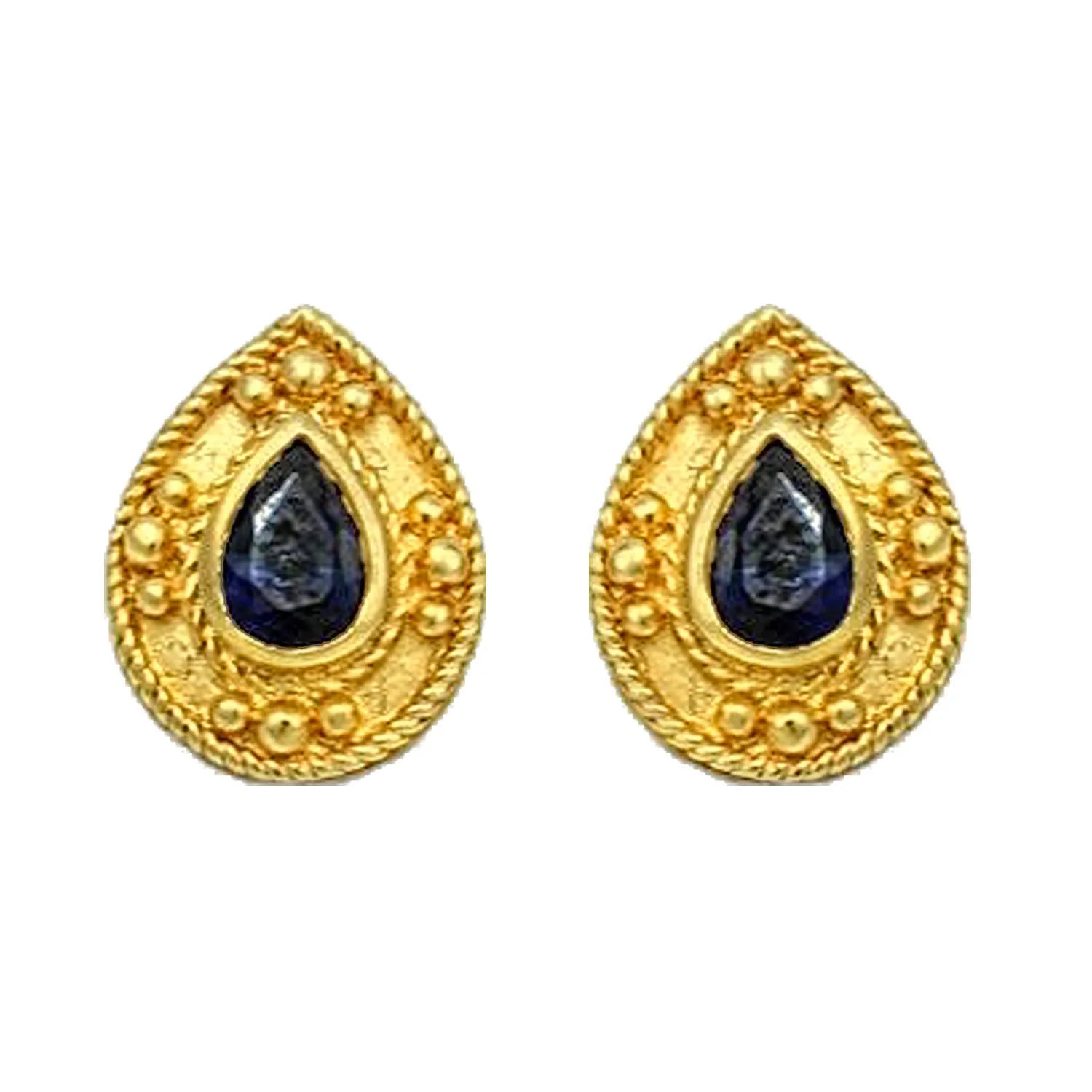 Empress Pulcheria Byzantine Gold Earrings