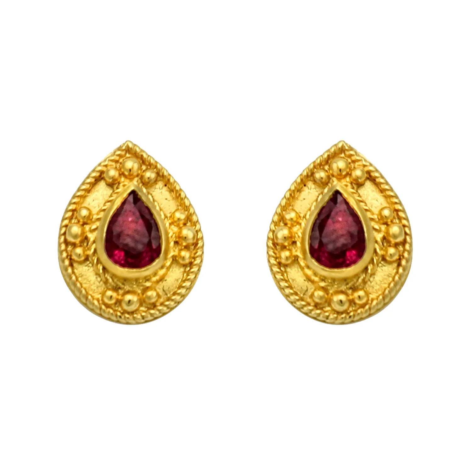 Empress Pulcheria Byzantine Gold Earrings