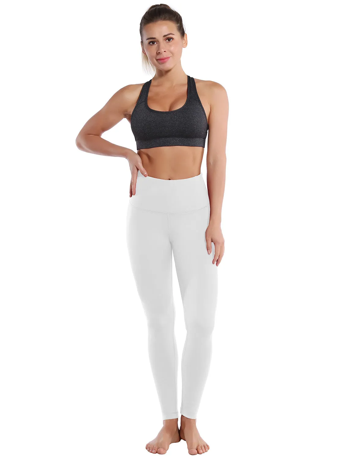 High Waist yogastudio Pants white_yogastudio