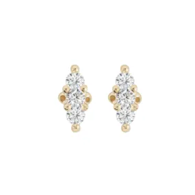 Hope Studs, White Diamonds