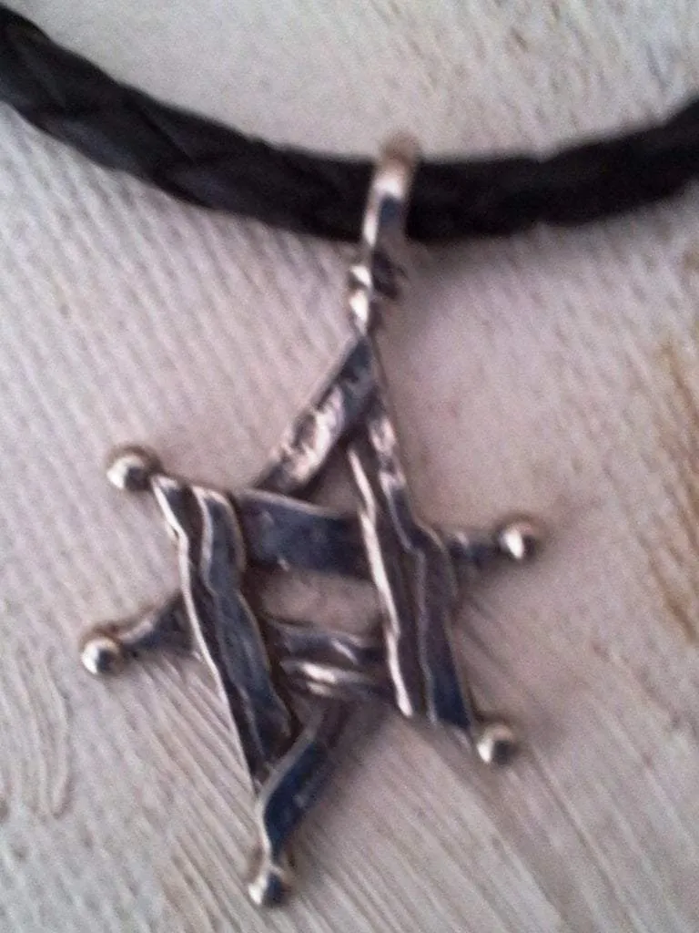 Jewish Star of David pendant handcrafted in Israel