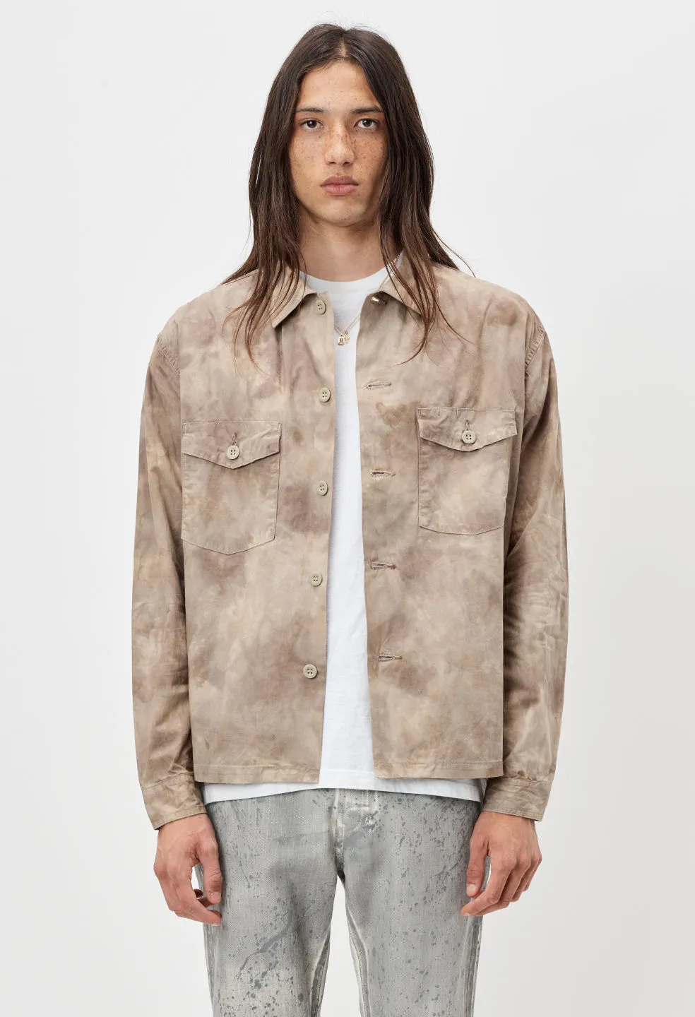 Military Workshirt / Desert Tie Dye