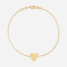 Personalized Heart Bracelet