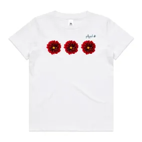 Red Dahlias - Kids Tee