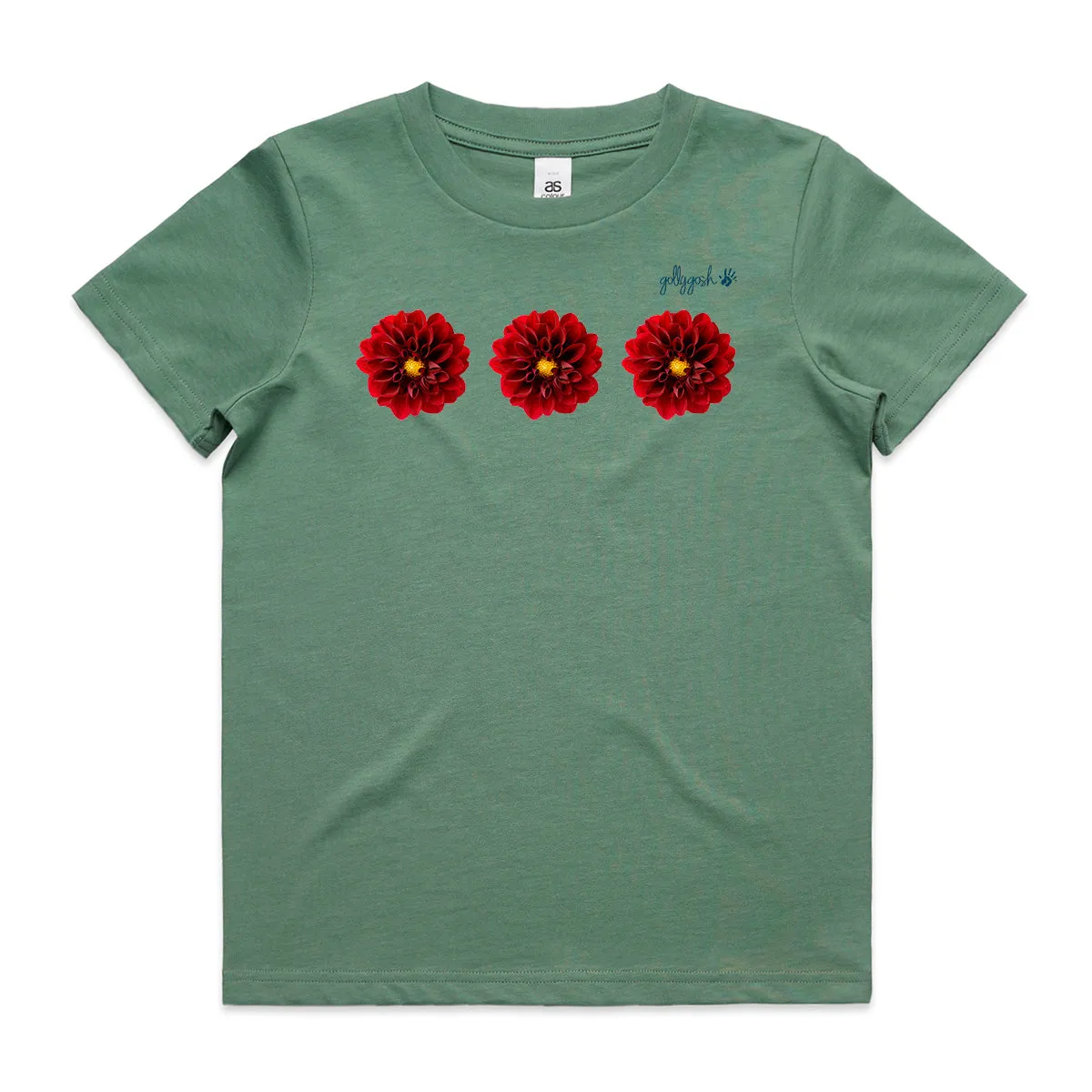 Red Dahlias - Kids Tee