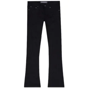 Valabasas "Frith" Stacked Denim (Black) VLBS6030