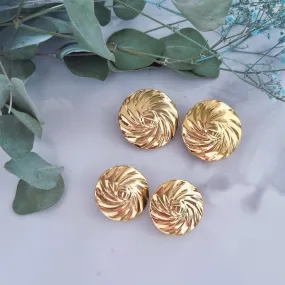 Vintage earrings - Gold windmill