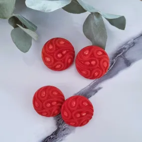 Vintage earrings - Orange